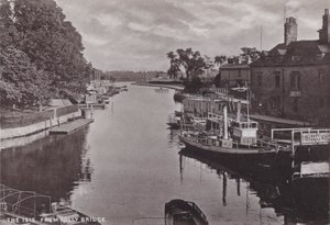 De Isis, vanaf Folly Bridge door English Photographer