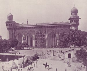 De Jumma Musjid, Hyderabad door English Photographer