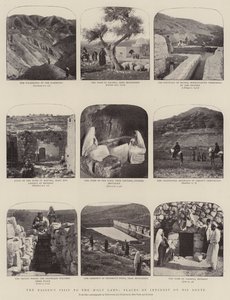 Het bezoek van de keizer aan het Heilige Land, interessante scènes op zijn route door English Photographer