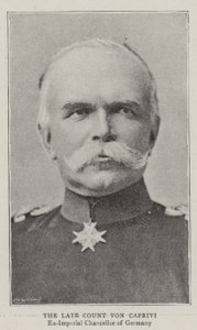 De overleden graaf von Caprivi