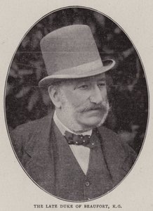 De overleden hertog van Beaufort, KG