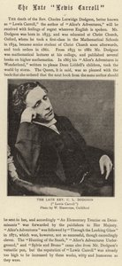 De Wijlen Lewis Carroll door English Photographer