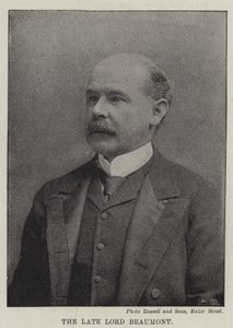 De overleden Lord Beaumont door English Photographer