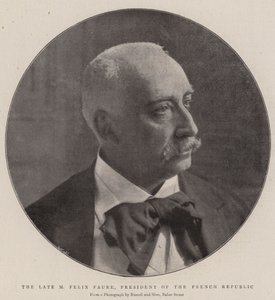 De overleden M Felix Faure, president van de Franse Republiek