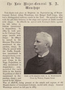 De overleden generaal-majoor R A Wauchope door English Photographer