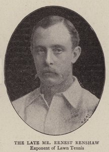 De overleden Mr. Ernest Renshaw door English Photographer