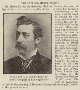 De Wijlen Mr. Henry Pettitt door English Photographer