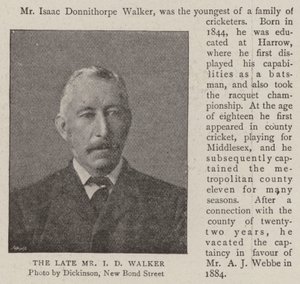 De overleden Mr I D Walker door English Photographer