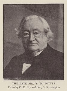 De overleden Mr T B Potter door English Photographer