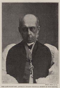 De overleden rechter eerwaarde Anthony Wilson Thorold, bisschop van Winchester door English Photographer