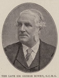 De overleden Sir George Bowen, GCMG door English Photographer