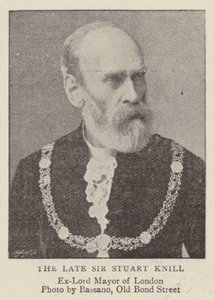 De overleden Sir Stuart Knill door English Photographer