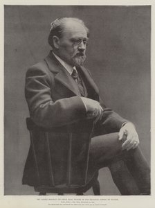 Het nieuwste portret van Emile Zola, meester van de realistische school van fictie