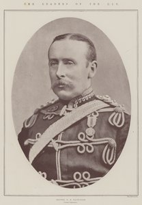 De leiders van de CIV, kolonel W H Mackinnon, kolonel-commandant door English Photographer