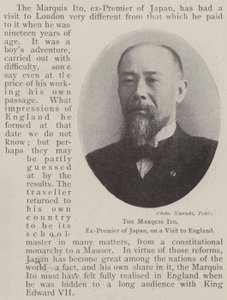 De markies Ito, ex-premier van Japan, op bezoek in Engeland door English Photographer