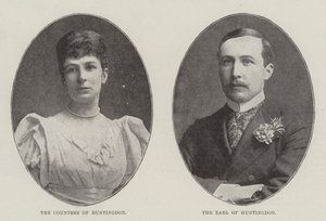Het huwelijk van Lord Huntingdon door English Photographer