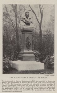 Het Maupassant-monument in Rouen door English Photographer