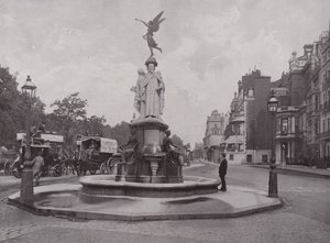 De Herdenkingsfontein in Park Lane door English Photographer