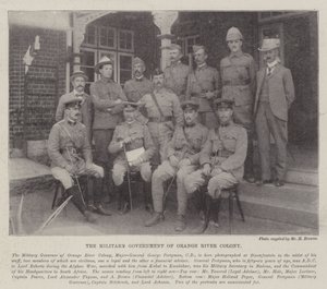De militaire gouverneur van de Oranje Rivier Kolonie door English Photographer