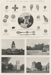 Het millennium van koning Alfred, relikwieën en gedenktekens door English Photographer