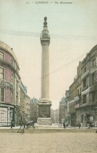 Het Monument voor de Grote Brand, Londen