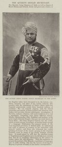 De Munshi Abdul Harim, Indiase secretaris van de koningin