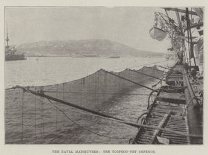 De marine-oefeningen, de torpedonetverdediging door English Photographer