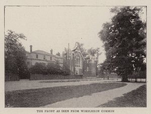 De nieuwe gebouwen van Kings College School op Wimbledon Common