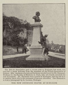 Het nieuwe Duchesne-standbeeld in Boulogne door English Photographer
