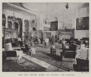 Het Nieuwe Empire Hotel in Buxton, de Lounge