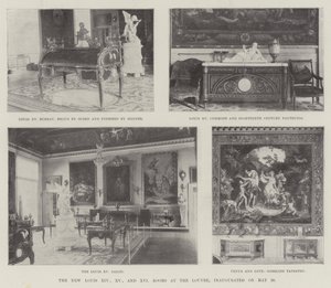 De Nieuwe Louis XIV, XV en XVI Kamers in het Louvre, ingehuldigd op 20 mei door English Photographer