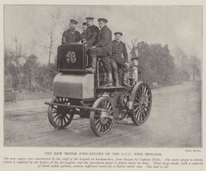 De nieuwe motorbrandweerwagen van de LCC brandweer