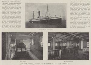 Het nieuwe Oriënt-Pacifische tweeschroefstoomschip Orontes