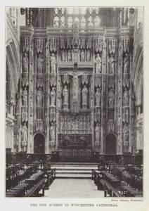 Het Nieuwe Scherm in de Kathedraal van Winchester