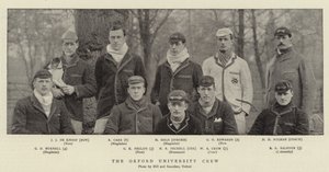 De Roeiploeg van de Universiteit van Oxford door English Photographer