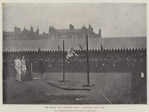 De Oxford en Cambridge Sporten, Swanwicks Hoogspringen door English Photographer