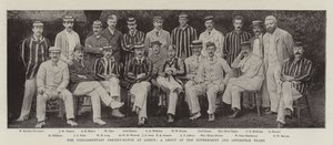 De parlementaire cricketwedstrijd op Lord