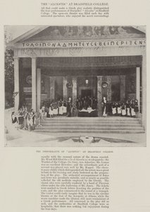 De Opvoering van Alcestis op Bradfield College