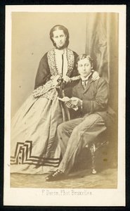 De Prins en Prinses van Wales door English Photographer