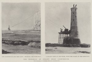 De voortgang van de vuurtoren van Beachy Head door English Photographer