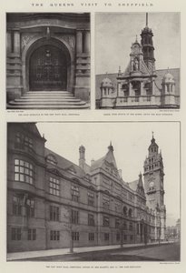 Het Bezoek van de Koningin aan Sheffield door English Photographer