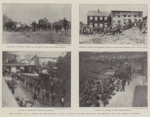 De recente kolenstaking in de Verenigde Staten, scènes van de militaire bezetting van het stakingsdistrict door English Photographer