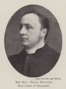De eerwaarde Edgar Sheppard, nieuwe kanunnik van Gloucester door English Photographer