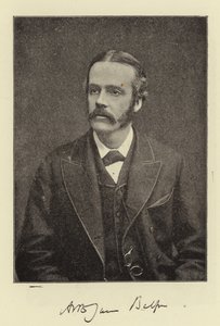 De Zeer Eerwaarde Arthur James Balfour, MP, Hoofdsecretaris voor Ierland en toekomstige Leider van de Conservatieve Partij door English Photographer
