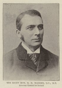 De zeer eerbiedwaardige D H Madden, QC, MP door English Photographer