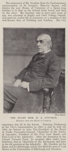 De zeer eerbiedwaardige G J Goschen, met pensioen uit het Lagerhuis door English Photographer