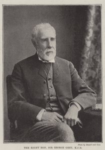 De Zeer Eerwaarde Sir George Grey, KCB door English Photographer