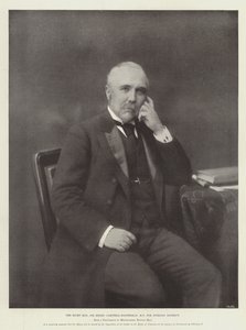 De rechter eerwaarde Sir Henry Campbell-Bannerman, parlementslid voor Stirling District