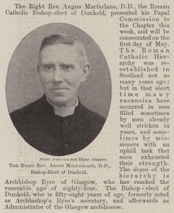 De Zeer Eerwaarde Angus Macfarlane, DD, Bisschop-Elect van Dunkeld door English Photographer