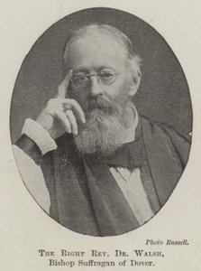 De Eerwaarde Dr Walsh, Bisschop Suffragan van Dover door English Photographer